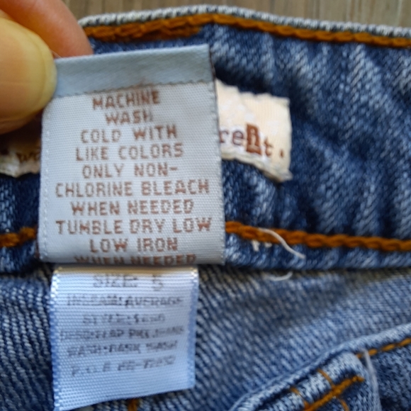 SO Wear it Declare it Jeans Womens Size 5 Blue Denim Flare Outdoors Mid Rise - Picture 14 of 14